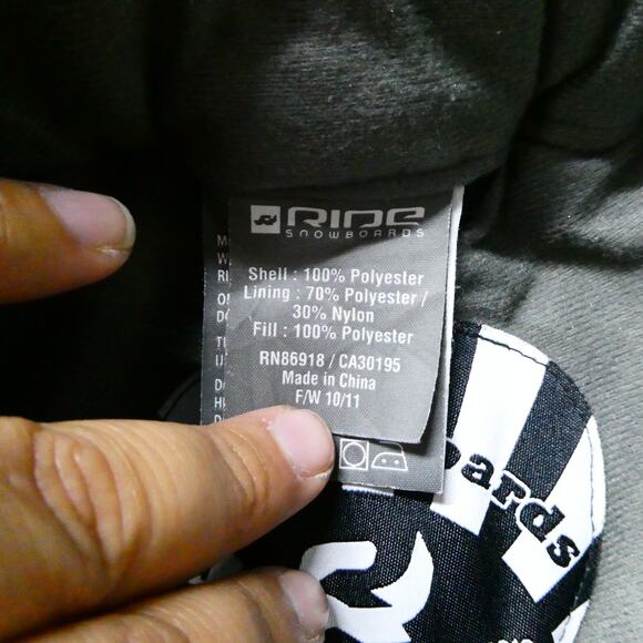 Ride snowboards youth small 9-10 snow pants black with blue and gray‎ accents - Picture 8 of 8